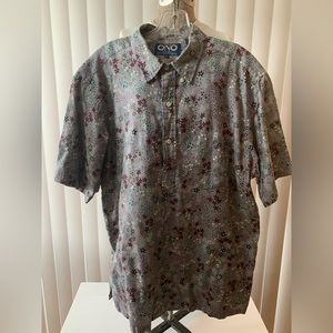 The Ono Shirt by Liberty House Short Sleeve Shirt Size XL Preowned